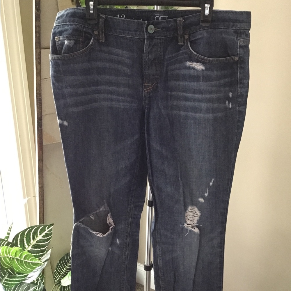 Ann Taylor Loft Boyfriend Jeans size 12
